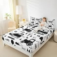 thumbnail image 4 of Castle Fairy Children Cartoon Truck 3pcs Twin Sheet Sets,Construction Vehicles Twin Fitted Sheet,Equipment Car Breathable Flat Sheet,Ultra Soft Home Decor, 4 of 7