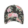 thumbnail image 2 of Daiia Rose Flowers print Baseball Cap Men Women Golf Dad Hat Adjustable Original Classic Low Profile Hat Unconstructed Plain Cap, 2 of 9
