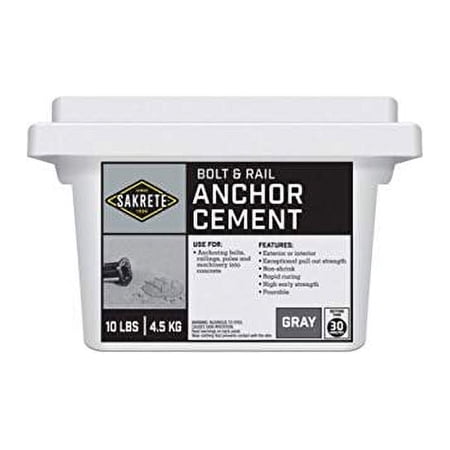SAKRETE of North America 124511 10LB Anchoring Cement