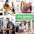 thumbnail image 4 of SNLIDE Soda Maker, Soda Water Machine with 1L BPA Free Pet Bottle, Easy to Use, Cute Sticks DIY the Sparkling Water Maker, Compatible with Screw-in 60L CO2 Exchange Carbonator (NOT Included), Home Use, 4 of 6