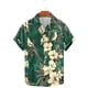 thumbnail image 2 of Camisas de Manga Larga para Hombres Moda Casual Floral Estampado Hawaiano Solapa Botón Superior, Ligero para Primavera Verano, 2 of 9