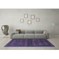 thumbnail image 3 of Ahgly Company Indoor Round Persian Blue Traditional Area Rugs, 3' Round, 3 of 4