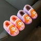 thumbnail image 3 of Disney Princess Elsa Winter Children's Heel Cotton Slippers Girls' Warm Frozen Kids' Cotton Black Purple Flats Shoes Size 24-40, 3 of 4
