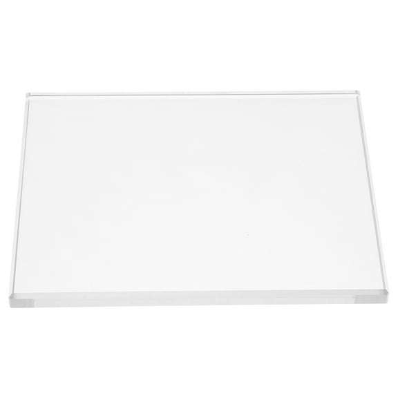 HEMOTON Tempered Glass Clear Sheet Board DIY Craft Leather Grinding Scraping Plate Cutting Pad