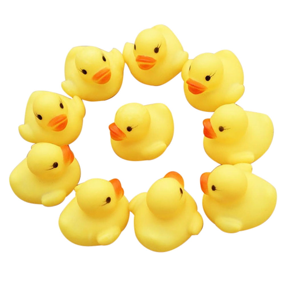 Uaswgudfs 12 Pack Rubber Ducky Bath Toy In Baby
