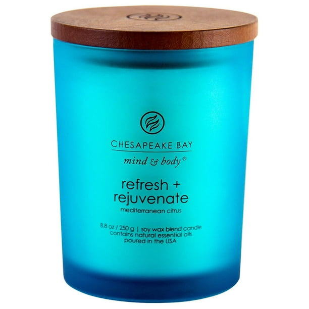 Chesapeake Bay Candle Scented Candle, Refresh + Rejuvenate