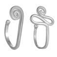 thumbnail image 1 of 2Pcs Shining U-shape Nose Rings Snail-shape Nose Ring Snake-shape Nose Jewelries, 1 of 7