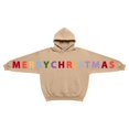 thumbnail image 5 of Merry Christmas Couple Hoodies for Men Women Pullover Sweatshirt Long Sleeve Creative Hug Design Oversized Christmas Sweatshirt L, 5 of 5