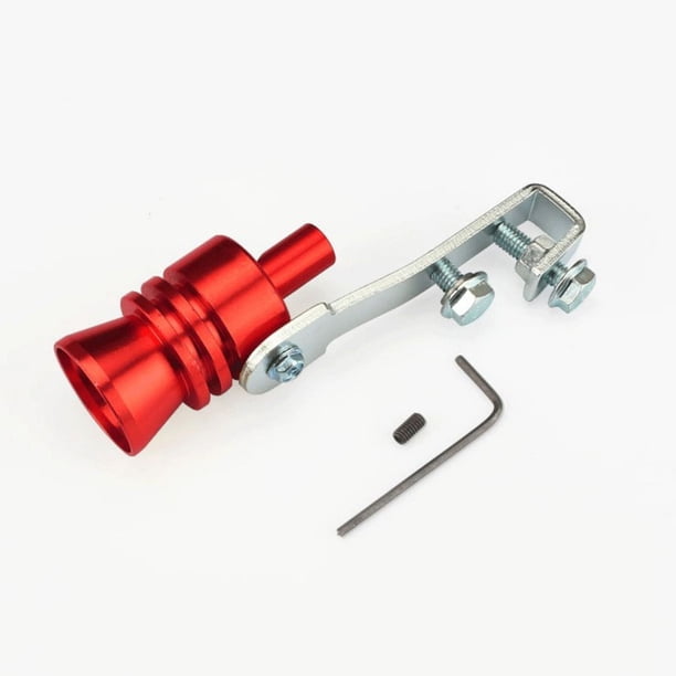 Fiudx Silbato de Sonido Turbo, Accesorio de Escape Personalizable de Cinco Colores, Potenciador de Sonido de Simulación Profesional, Fácil Instalación, Uso Diario En Carreras de Autos y Motos, Entusi