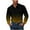 Yellow, variant on Wiicoznt Mens Shirts Casual Loose V Neck Long Sleeve Shirts Gradual Printed Lightweight T Shirts for Holiday