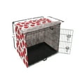 thumbnail image 6 of Autumn Dog Crate Cover, Watercolor Look Hand Drawn Warm Colored Ripe Apples Minimal Pattern, Easy to Use Pet Kennel Cover Small Dogs Puppies Kittens, 7 Sizes, Dark Pink and Dark Coral, by Ambesonne, 6 of 6