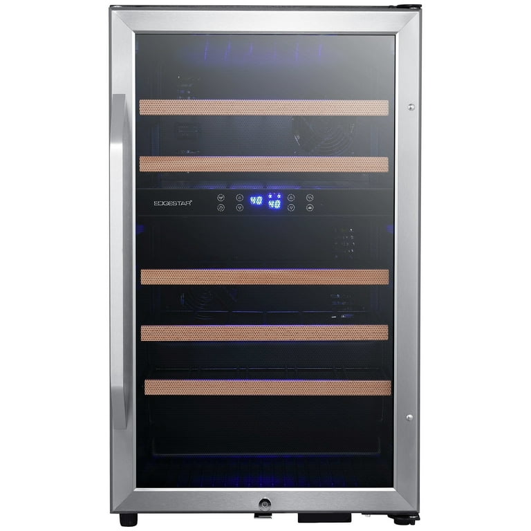 Edgestar Beverage Dual Zone Chiller, Stainless Steel Free