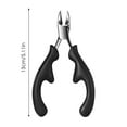thumbnail image 3 of Stainless Steel Toenail Clipper Set Includes Cuticle Scissors and Grooming Tools for Precise Nail Care, 3 of 7