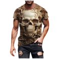 thumbnail image 3 of Playeras Interiores Para Hombre, Camiseta Informal De Manga Corta Con Cuello Redondo Para Hombre, Camiseta De Manga Corta De Moda 3D, 3 of 4