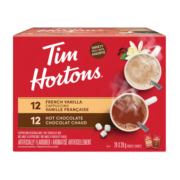Tim Hortons Hot Chocolate French Vanilla, 24CT