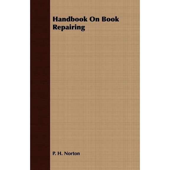 Handbook On Book Repairing, (Paperback)