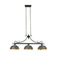 thumbnail image 2 of CHLOE Lighting SUNNIVA Dragonfly Tiffany-Style 3 Light Island Pendant 25" Wide, 2 of 5