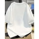 thumbnail image 2 of Camiseta informal para hombre con estampado de perro dibujado a mano, 100 % algodón, cuello redondo, manga corta, ajuste cómodo y ligeramente elástico, ideal para el verano., 2 of 7