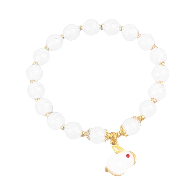 de de 8 mm Regalos de joyería Moda para el festival de aniversario Blanco Sunnimix pulsera de cuentas