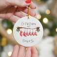 thumbnail image 3 of Family Christmas Ornaments Personalized Family of Three Christmas Ornament 2025, Best Parents and Kids Gift for Wife, Husbands, Her, Him Baby First Christmas Ornaments(D), 3 of 4