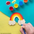 thumbnail image 3 of (9 pack) Hello Hobby Wooden Rainbow Shape, Ready-to-Decorate Die-Cut Shape, 4 in. x 0.15 in. x 3 in., 3 of 5