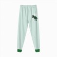 thumbnail image 5 of NOLDARES Toddler Baby Girl Fall Winter Clothes Outfits Funny Print Graphic Girl Fall Sweatshirt Pant Set(Green,5-6 Y), 5 of 6