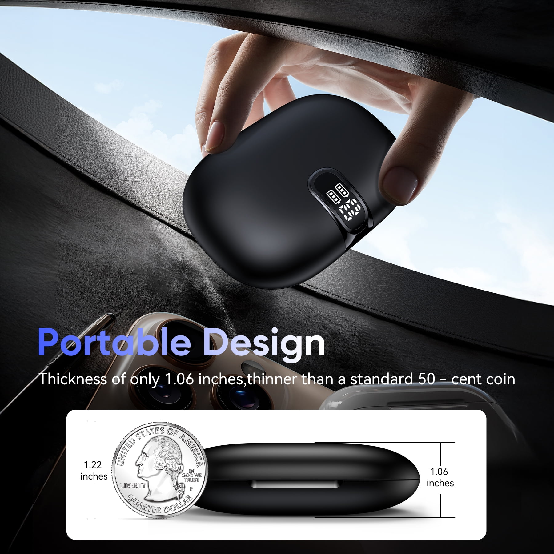 VEAT00L T26 Open Ear Earbuds, Bluetooth 5.4 Wireless Headphone,Lightweight,Air Conduction Earphones,Powerful Sound,ENC Mic Clear Call,Wireless Earbuds with Ear Hooks,IPX7,56H Playtime,Running,Workout