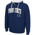 thumbnail image 2 of Men's Colosseum Navy Penn State Nittany Lions Big & Tall Full-Zip Hoodie, 2 of 3