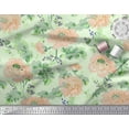 thumbnail image 3 of Soimoi Cotton Duck Fabric Leaves & Floral Artistic Print Fabric by Yard 42 Inch Wide, 3 of 3