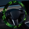 thumbnail image 2 of Saint Patrick's Day 14.5 Inch Printing PVC Leather Car Wheel Covers Steering Wheel Cover Auto Accessories, 2 of 6