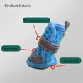 thumbnail image 4 of Harikaji Dog Shoes for Small Medium Dogs, Breathable Mesh Reflective Dog Boots, Dog Paw Protectors for All Seasons - Hot Pavement in Summer, Anti-Slip Dog Booties for Hiking and Walking Orange 5#, 4 of 7