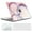 Pink Bubble, variant on IBENZER 2022 2021 MacBook Air 13 inch Case M1 A2337 A2179 A1932, Hard Shell Case & Keyboard Cover & Screen Film for Apple Mac Air 13 with Touch ID (2018-2022), Sakura Pink, W-AT13-SKPK+2