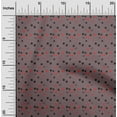 thumbnail image 1 of oneOone Cotton Cambric Dusty Brown Fabric Cartoon Face & Polka Dot Quilting Supplies Print Sewing Fabric By The Yard 56 Inch Wide, 1 of 4