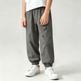 thumbnail image 4 of Antinious Toddler Boys Girls Stylish Elastic Waist Pocket Jogger Cargo Outdoor Full Length Pants, 4 of 5
