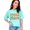 Chalky Mint, variant on Dance Mom, Name for Dancer Mother, Mama or Mommy, Groovy Retro Wavy Text, Crunchberry Comfort Colors T-Shirt, Small