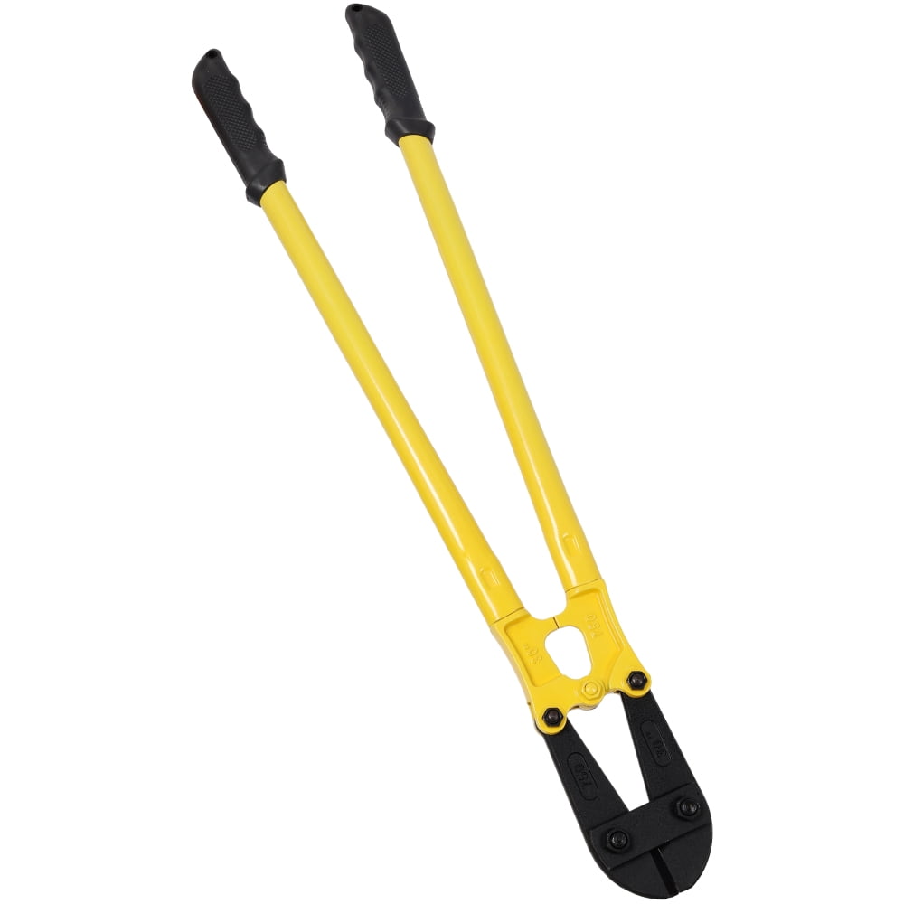 30" Heavy-Duty Medium Bolt Cutter for Fence, Steel Wire, Chain, Screws, Rivets & Medium Padlocks, Ergonomic Soft Rubber Grip Handle
