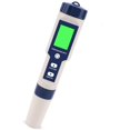 thumbnail image 1 of Medidor de PH electrónico 5 en 1, medidor de pH, TDS y EC, salinidad y temperatura, calidad del agua, pantalla LCD y precisión de lectura, para agua potable, acuarios, piscinas, etc. Dontodent Kuyhfg Sin marca, 1 of 5