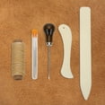 thumbnail image 5 of 1 conjunto de kit de periódicos kit de costura de cuero kit de artesanía de periódicos de bricolaje herramientas de coser de bricolaje, 5 of 5