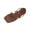Brown, variant on Minimalist Thin Strap Flat Sandals Women Square Toe One Strap Crisscross Casual Summer Boho Beach Shoes