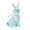 Blue, variant on Rattan Effect Resin Bunny Easter Decor,Table Rabbit Easter Decorations,Spring Bunnies Decoration Statue Figurine for Home Farmhouse (Pink, Sedentary)