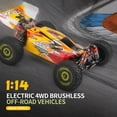 thumbnail image 2 of Radiocontrol Coches WLtoys 144010 RC Car 1/14 2.4GHz Vehículo todoterreno de alta velocidad con 3 baterías Tmvgtek Nuevos Originales, 2 of 9
