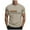 Khaki, variant on Hfnxid Men's Summer Shirt Fashion Stylish Graphic T-Shirt Slim Fit Lightweight Workout Tops Casual Breathable Daily Active Tee Army Green XL