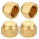 thumbnail image 1 of Tapa de sello de latón Uxcell, accesorio de tubo SAE de 45 grados, accesorios de tubería hexagonales femeninos de 3/4" 4, 1 of 7