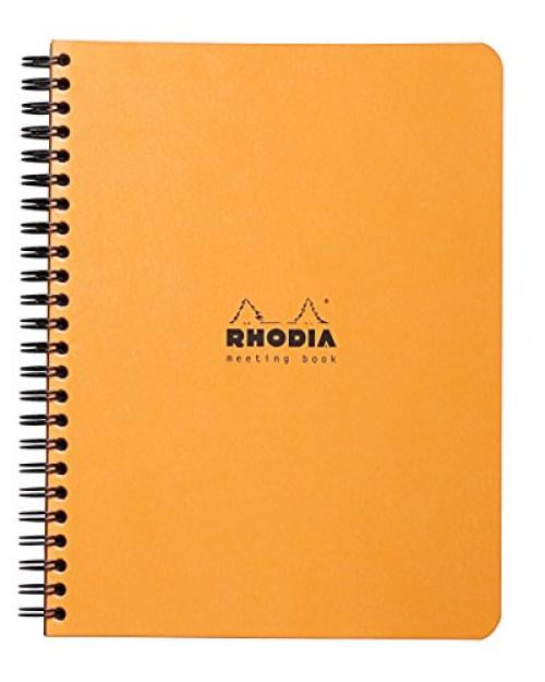Photo 1 of Rhodia Orange Meeting Notebook 16 x 21 cm,