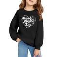thumbnail image 3 of Posijego Toddler Girls Girls St Patrick's Day Shirt Long Sleeve Cotton T-Shirts Clover Graphic Basic Tee Tops, 3 of 3