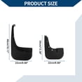 thumbnail image 3 of Unique Bargains Mud Flaps Splash Guards W/Mount  Accessories for Mercedes-Benz Vito V-Class 2016-2023 Front and Rear Mud Guards 1 Set, 3 of 6