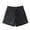 Womens Shorts Black, variant on Solid Dress Shorts for Women Business Casual High Waisted Wide Leg Button Flat Front Pleated Office Ladies Work Short with Pockets