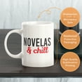 thumbnail image 3 of Designs ByLITA Novelas & Chill 11oz Plastic Coffee Mug, 3 of 3