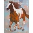thumbnail image 2 of Khorasani, Hooshang 25x32 White Modern Wood Framed Museum Art Print Titled - Painted Horse #2, 2 of 4