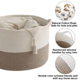 thumbnail image 3 of Cesta de almacenamiento de ropa tejida con cuerda HZFTJOY de 65 L, 3 of 8